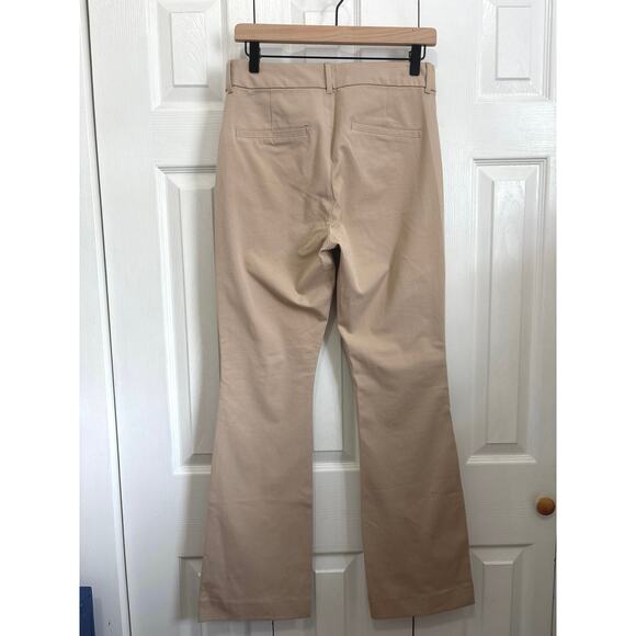 Old Navy NWT High Rise Pixie Flare Khaki Career Pants Size 6 - Picture 5 of 10